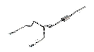 Borla - Borla Exhaust 140998 ATAK Cat-Back System for 25 Silverado/Sierra 1500