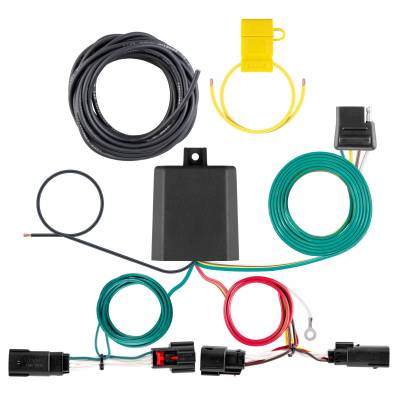 CURT - CURT 56546 Custom Wiring Harness 4-Way Flat Output Select Ford Mustang Mach-E