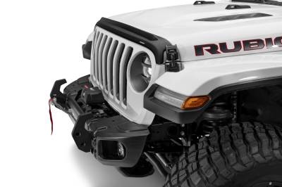 Husky Liners - Husky Liners 2830060 Aeroskin II Hood Protector Matte Black Low Profile