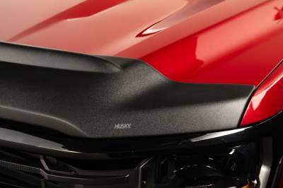 Husky Liners - Husky Liners 2830196 Aeroskin II Hood Protector Matte Black Low Profile