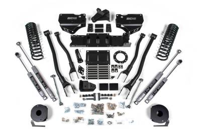 BDS Suspension - BDS Suspension BDS1717H 19-24 RAM 2500 4" 4-Link Gas Rear AirRide NX2 Shocks