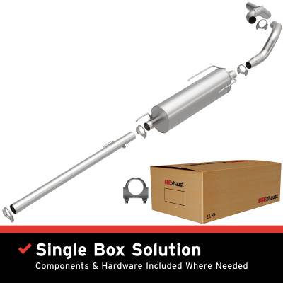 BRExhaust - BRExhaust 106-0029 Direct-Fit Exhaust System Replacement Kit