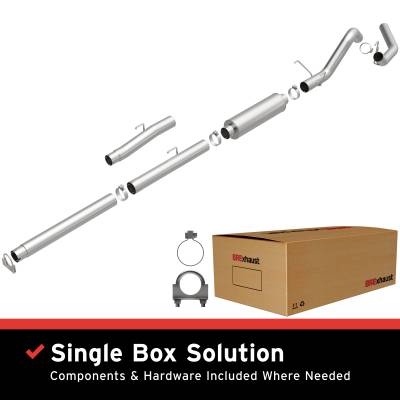 BRExhaust - BRExhaust 106-0630 Direct-Fit Exhaust System Replacement Kit