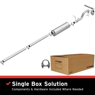 BRExhaust - BRExhaust 106-0278 Direct-Fit Replacement Exhaust for 87-95 Ford