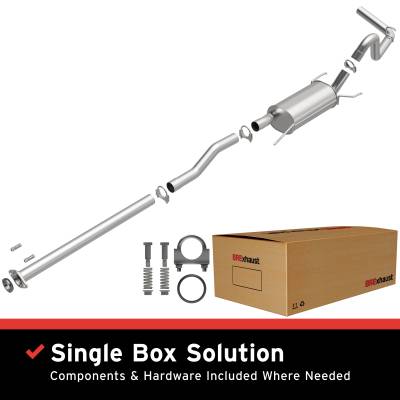 BRExhaust - BRExhaust 106-0171 Replacement Exhaust for 05-12 Toyota Tacoma 4.0L