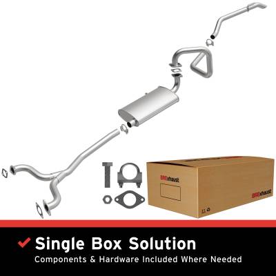 BRExhaust - BRExhaust 106-0532 4.6L V8 Direct-Fit Cat-Back Exhaust System Kit