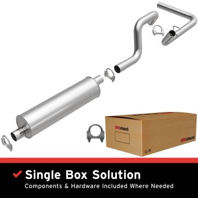 BRExhaust - BRExhaust 106-0620 Direct-Fit Exhaust System Replacement Kit