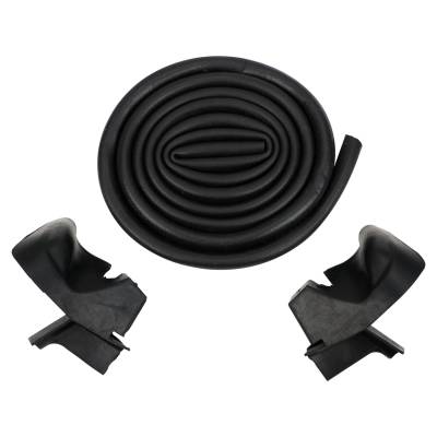 Crown Automotive Jeep Replacement - Crown 55052607K Windshield Frame To Hard Top Weatherstrip for 76-95 Jeep CJ/YJ