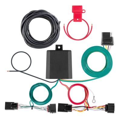 CURT - CURT 56535 Custom Wiring Harness 4-Way Flat Output Select Hyundai Kona