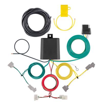 CURT - CURT 56540 Custom Wiring Harness 4-Way Flat Output Select Toyota Camry