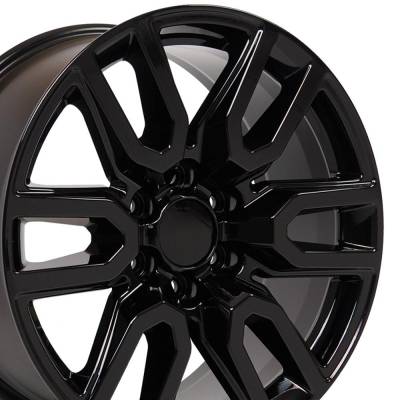OE Wheels LLC - OE Wheels CV36 20x9 6x5.5 24mm Gloss Black CV36-20090-6550-28B