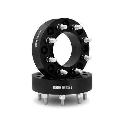Mishimoto - Mishimoto BNWS-011-50BK Wheel Adapters 8x6.5 To 8x180 2" Black
