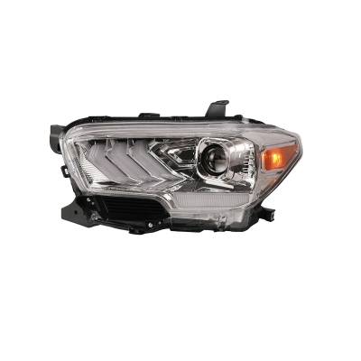 Winjet - Winjet CHWJ-0713-C Chrome DRL Headlights for 16-23 Toyota Tacoma