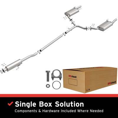 BRExhaust - BRExhaust 106-0799 Direct-Fit Exhaust System Replacement Kit