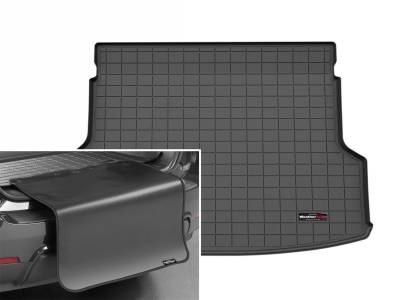 Weathertech - WeatherTech 401797SK Cargo Liner Mat w/Bumper Protector Black