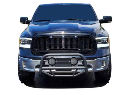 Black Horse Off Road - Black Horse MBT-MR1312-PLFB Max-T Bull Bar 5.3" LED for 09-10 RAM 1500 Classic