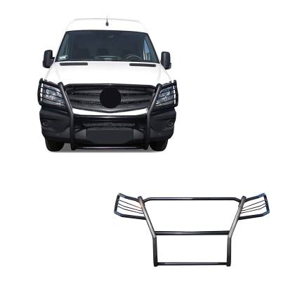 Black Horse Off Road - Black Horse 17D502MA Black Grille Guard for Mercedes & Dodge Sprinter