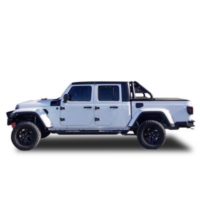 Black Horse Off Road - Black Horse RB09BK Classic Black Roll Bar for 20-25 Jeep Gladiator JT