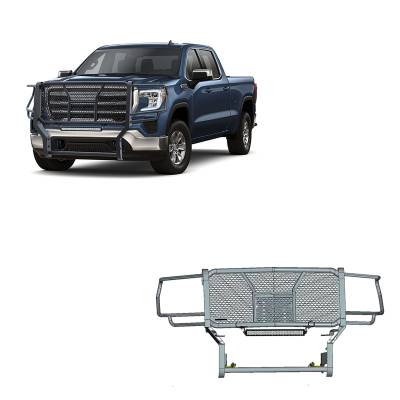 Black Horse Off Road - Black Horse RU-GMSI20-B-K1 HD Grille Guard w/20" LED Sierra 2500/3500 HD