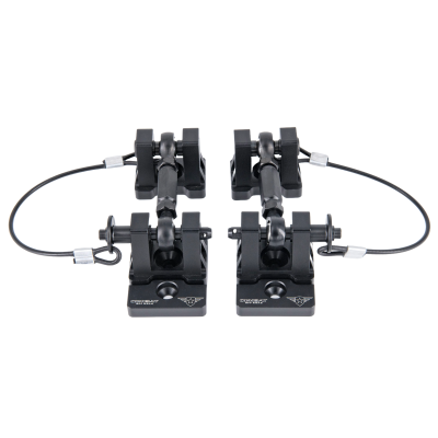 Combat Off Road - Combat Off Road 99-1091 Billet Aluminum Hood Latch Set Black Out Series for Jeep