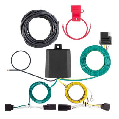 CURT - CURT 56551 Custom Wiring Harness 4-Way Flat for Kia Carnival w/o LED Tailligh