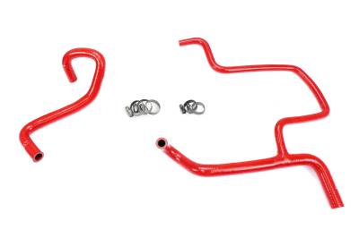 HPS Performance - HPS 57-1675H-Red Heater Coolant Hose Kit for 15-23 Dodge Charger/Challenger 6.4L