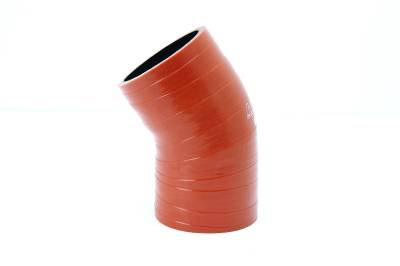 HPS Performance - HPS ORCH-HOT-102 Orange Intercooler Boot Hose for 03-07 Super Duty 6.0L Diesel