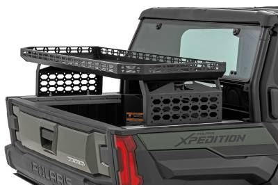 Rough Country Suspension Systems - Rough Country Front Cargo Rack Tray Black for Polaris Xpedition XP 93197