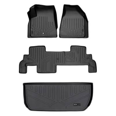 SMARTLINER - SMARTLINER SA0043/B0043/D0044 Front/Rear BLACK Floor Liners Enclave/Traverse