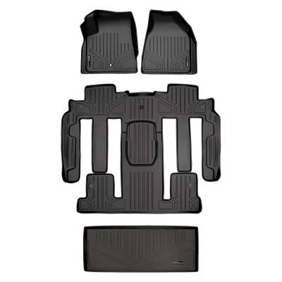 SMARTLINER - SMARTLINER SA0043/B0044/E0162 Front/Rear BLACK Floor Liners Acadia/Outlook