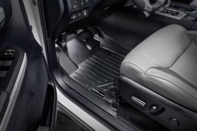 SMARTLINER - SMARTLINER SA0108 Front BLACK Floor Liners for Toyota Tundra/Sequioia