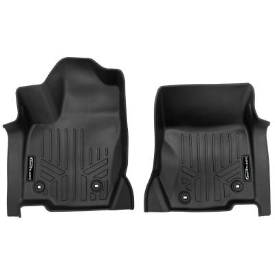 SMARTLINER - SMARTLINER SA0750 Front BLACK Floor Liners for Toyota Land Cruiser/Lexus GX550