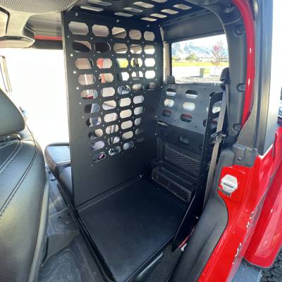 Rock Slide Engineering - Rock Slide AC-RR-100-JT4 Rear Seat Cargo Rack for 20+ Jeep Gladiator JT