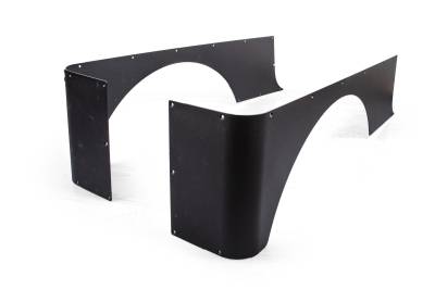 Crawltek Revolution - Crawltek CWLLJ45401 Rear Corner Guards 5" Stretch for 04-06 Jeep Wrangler LJ