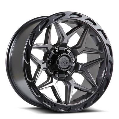 Lock Off-Road - Lock Off-Road Wheel MATRIX-221021MGMBR MATRIX 22X10 5x5.0 5x5.5 -18mm Gray