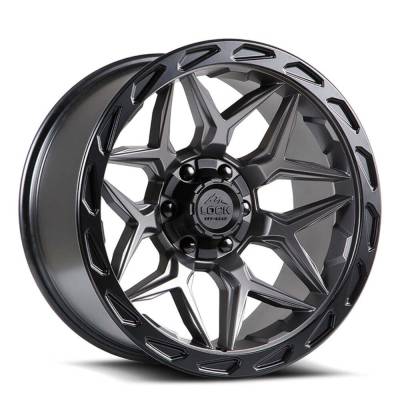 Lock Off-Road - Lock Off-Road Wheel MATRIX-221036MGMBR MATRIX 22X10 6x135/5.5 -18mm Gray