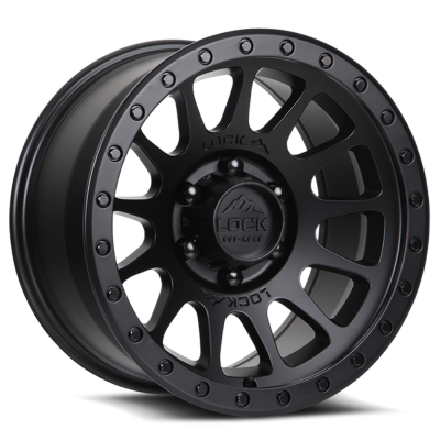 Lock Off-Road - Lock Off-Road YOSEMITE-2169MB LC02 Yosemite 20x10 6x5.5 18mm Matte Black/Black
