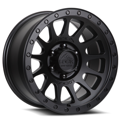 Lock Off-Road - Lock Off-Road LC02 Yosemite 20x9 6x135 18mm Matte Black/Black YOSEMITE-2963MB
