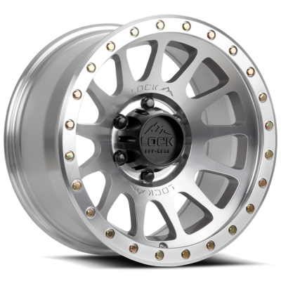 Lock Off-Road - Lock Off-Road YOSEMITE-7957MGMBR LC02 Yosemite 17x9 5x5.0 0mm Matte Gray/Black