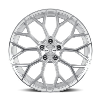 Dolce - Dolce Wheel PISTA-28554GSF Pista 20X8.5 5x4.5 38mm Gloss Silver w/Machined Face