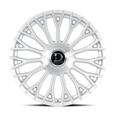 Dolce - Dolce Wheel ROMA-2210537GSBF Roma 22X10.5 5x4.25/112 40mm Silver/Brushed