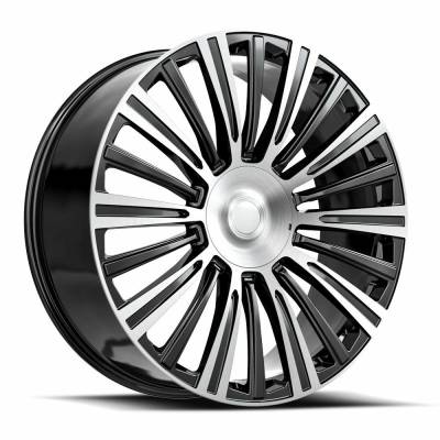 O.E. Revolution - O.E. Revolution Wheel CAD35 22x9 6x5.5 31mm Black/Machined CAD35-2295031BM