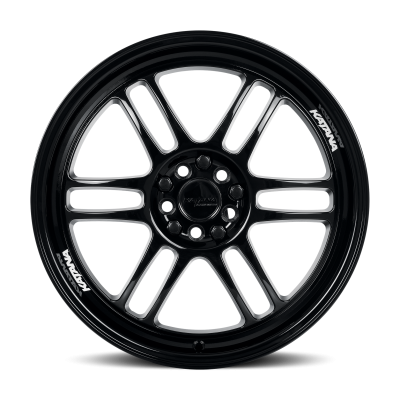 Katana - Katana Wheel KR02-177501GB KR02 17x7.5 4x100 40mm Gloss Black