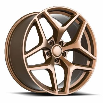 O.E. Revolution - O.E. Revolution Wheel Z28 22x10 5x120 25mm Matte Bronze Z28-22101825MBNZ