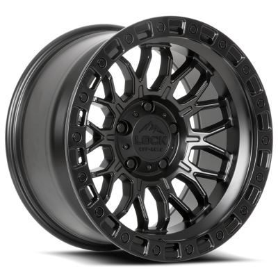 Lock Off-Road - Lock Off-Road COMBAT-2963MB LC08 Combat 20x9 6x135 0mm Matte Black/Black