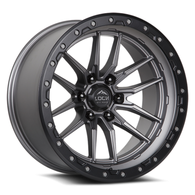 Lock Off-Road - Lock Off-Road Wheel KRAWLER-2188MGMBR KRAWLER 20X10 8x180 -18mm Gray