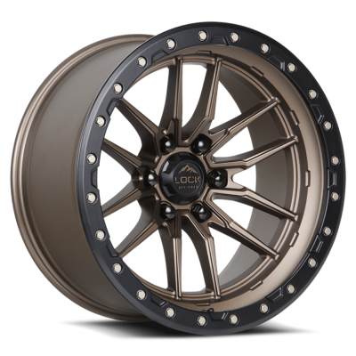 Lock Off-Road - Lock Off-Road Wheel KRAWLER-2969MRMBR KRAWLER 20X9 6x5.5 0mm Bronze