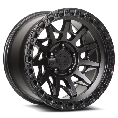 Lock Off-Road - Lock Off-Road LUNATIC-2157MB Lunatic 20X10 5x5.0 -18mm Matte Black