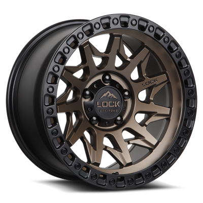 Lock Off-Road - Lock Off-Road LC01 Lunatic 20x10 5x5.0 18mm Bronze/Black LUNATIC-2157MRMBR
