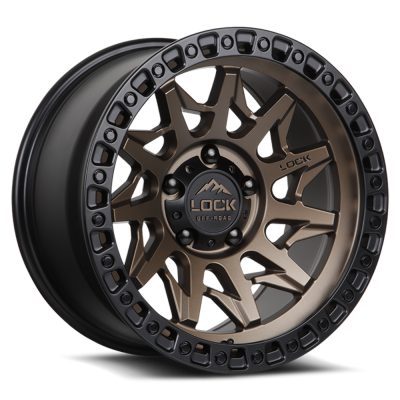 Lock Off-Road - Lock Off-Road LC01 Lunatic 20x9 6x5.5 0mm Matte Bronze/Black LUNATIC-2969MRMBR